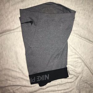 Grey nike pros